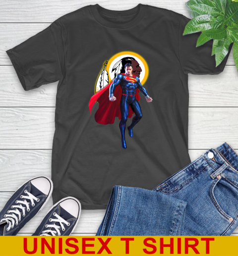 NFL Superman DC Sports Football Washington Redskins T-Shirt 2