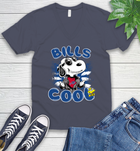 NFL Football Buffalo Bills Cool Snoopy Shirt V-Neck T-Shirt 7