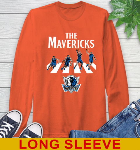NBA Basketball Dallas Mavericks The Beatles Rock Band Shirt Long Sleeve T-Shirt 4