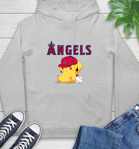 MLB Pikachu Baseball Sports Los Angeles Angels Hoodie 6