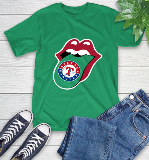 Texas Rangers MLB Baseball Lips I Root For My Team Adoring Fan 7