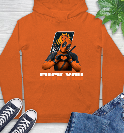 NBA Phoenix Suns Deadpool Love You Fuck You Basketball Sports Hoodie 4