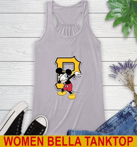 Pittsburgh Pirates MLB Baseball Dabbing Mickey Disney Sports Racerback Tank 5