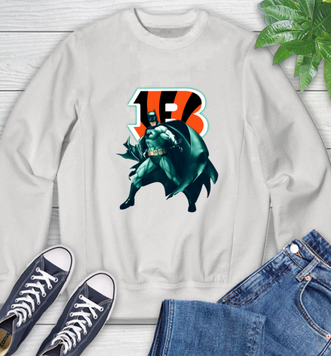NFL Batman Football Sports Cincinnati Bengals Sweatshirt
