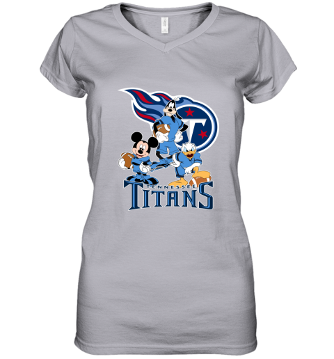 Mickey Donald Goofy The Three Tennessee Titans Football T-Shirt