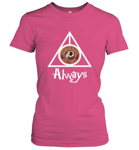 Always Love The Washington Redskins x Harry Potter Mashup NFL rowq always love the washington redskins x harry potter ladies t shirt 20 front heliconia