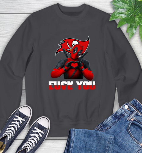 NHL Tampa Bay Buccaneers Deadpool Love You Fuck You Football Sports Sweatshirt 6