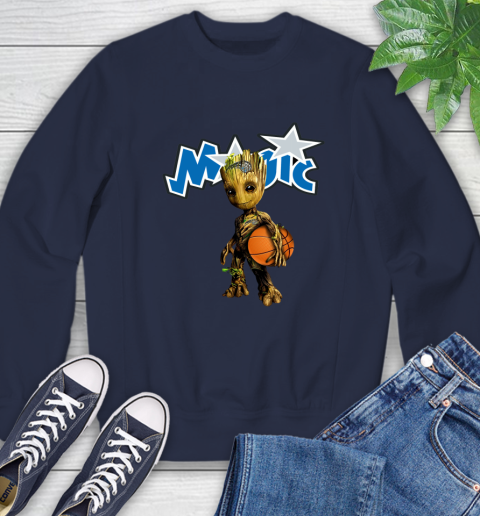 Orlando Magic NBA Basketball Groot Marvel Guardians Of The Galaxy Sweatshirt 3