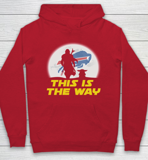 Buffalo Bills NFL Football Star Wars Yoda And Mandalorian This Is The Way Hoodie 8 Buffalo Bills NFL Football Star Wars Yoda And Mandalorian This Is The Way Hoodie - Image 8