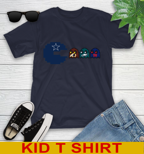 Dallas Cowboy NFL Football Pac Man Champion Youth T-Shirt 3