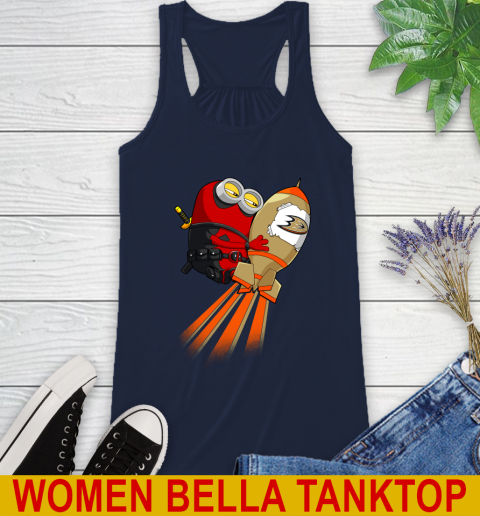 NHL Hockey Anaheim Ducks Deadpool Minion Marvel Shirt Racerback Tank 9