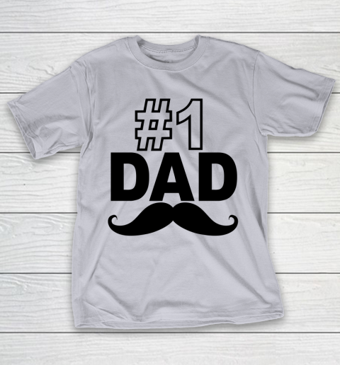 #1 Dad Funny Father's Day T-Shirt 4