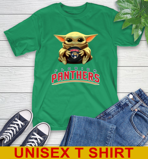 NHL Hockey Florida Panthers Star Wars Baby Yoda Shirt 7