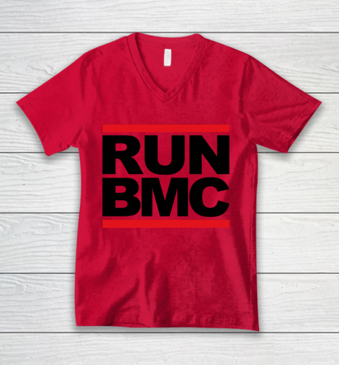 Run BMC Bike Cycling Life V-Neck T-Shirt 3
