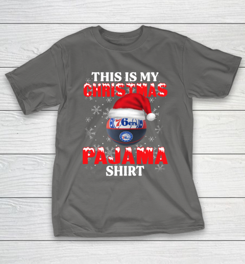 Philadelphia 76ers This Is My Christmas Pajama Shirt NBA T-Shirt 8