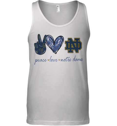 Peace Love Notre Dame Tank Top