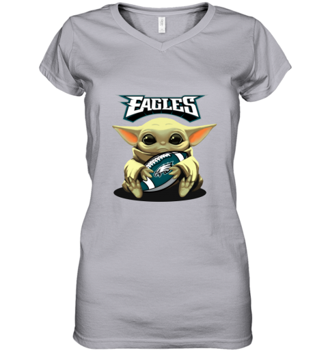 Baby Yoda Loves The Philadelphia Eagles - Rookbrand