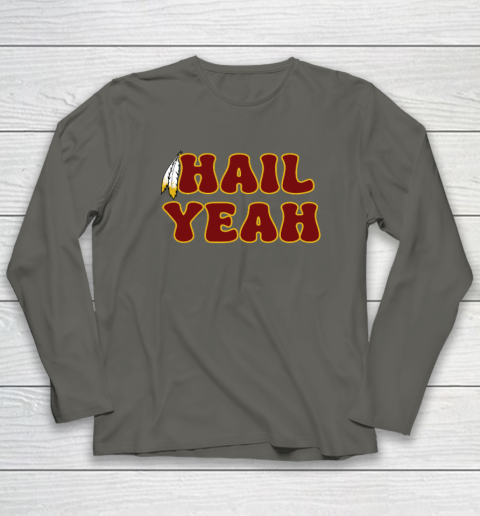 Hail Yeah Bold Feather Jayden Daniels Inspired Long Sleeve T-Shirt 4
