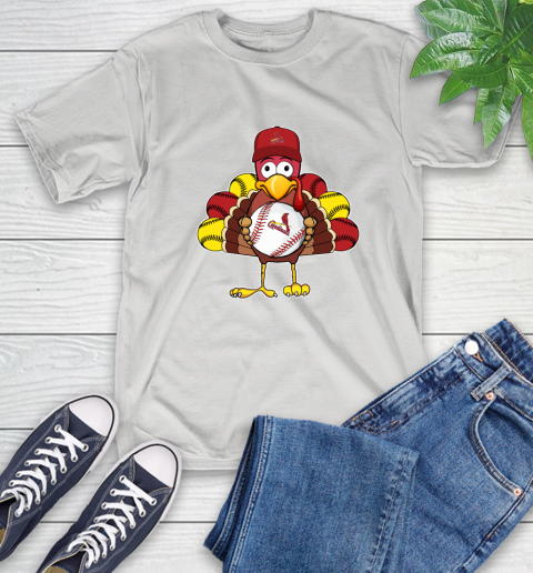 St.Louis Cardinals Turkey thanksgiving T-Shirt