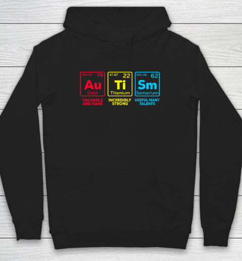 Autism Awareness Elements Periodic Table Hoodie