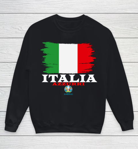 Italia Azzurri Euro 2020 Italy Flag Youth Sweatshirt