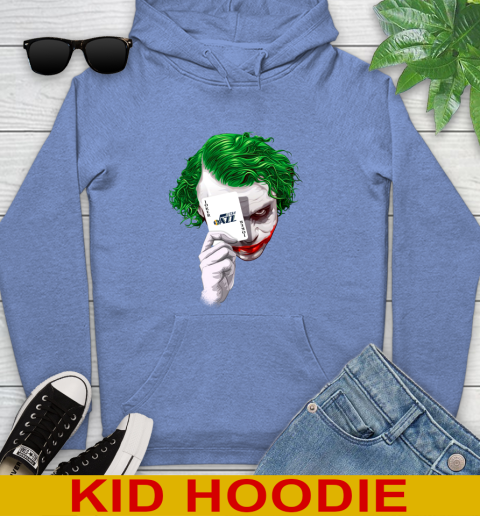 Utah Jazz NBA Basketball Joker Card Shirt Youth Hoodie 12