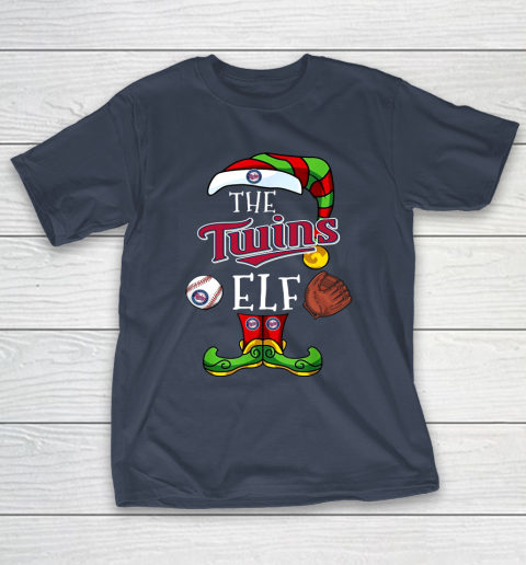 Minnesota Twins Christmas ELF Funny MLB T-Shirt 3