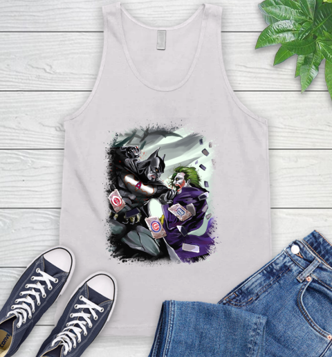 Los Angeles Angels MLB Baseball Batman Fighting Joker DC Comics Tank Top