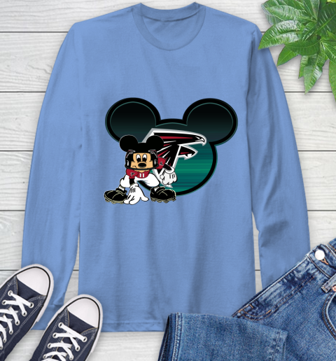 NFL Atlanta Falcons Mickey Mouse Disney Football T Shirt Long Sleeve T-Shirt 11