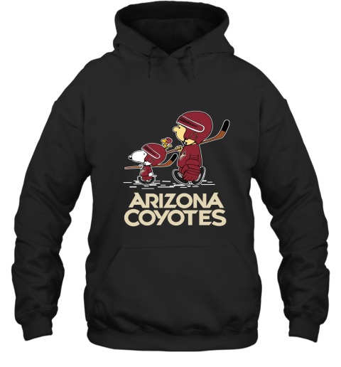 Let's Play Arizona Coyotes Ice Hockey Snoopy NHL Hoodie