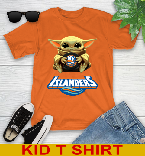 NHL Hockey New York Islanders Star Wars Baby Yoda Shirt 107