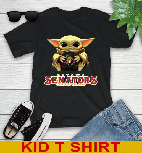 NHL Hockey Ottawa Senators Star Wars Baby Yoda Shirt 102