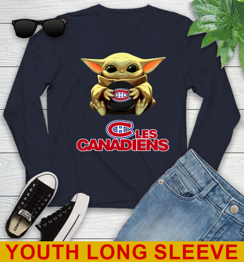 NHL Hockey Montreal Canadiens Star Wars Baby Yoda Shirt 124