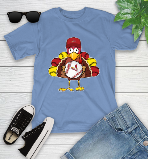 St.Louis Cardinals Turkey thanksgiving Youth T-Shirt 11