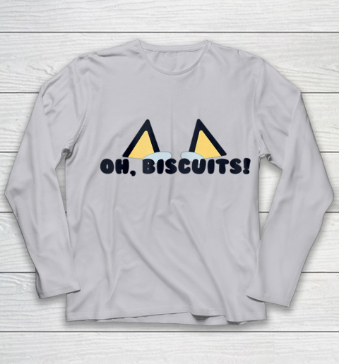 Bluey Oh Biscuits Mum Dad Cartoon Mother s Father s Day Youth Long Sleeve 3