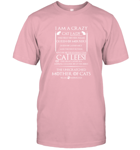 Game Of Thrones I Am A Crazy Cat Unisex Jersey Tee