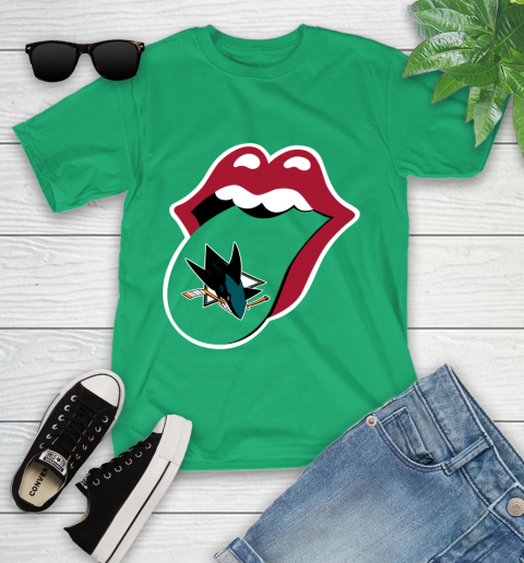San Jose Sharks NHL Hockey Lips I Root For My Team Adoring Fan 108