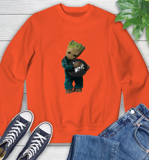 NHL Groot Guardians Of The Galaxy Hockey Sports Pittsburgh Penguins Sweatshirt 4