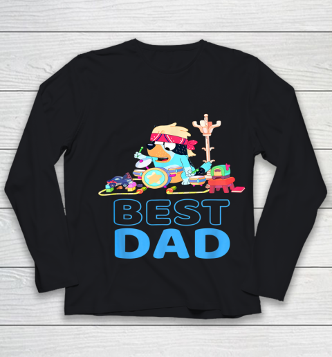 Bluey Best Dad Matching Family For Lover Youth Long Sleeve