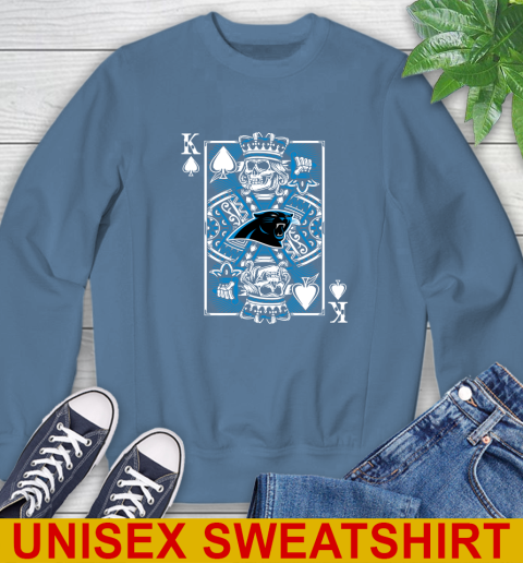 Carolina Panthers NFL Football The King Of Spades Death Cards Shirt Sweatshirt 10