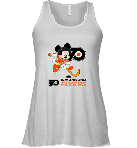 NHL Hockey Mickey Mouse Team Philadelphia Flyers Racerback Tank