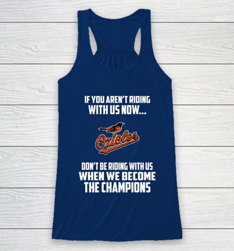 MLB Baltimore Orioles Baseball We Become The Champions Racerback Tank 6