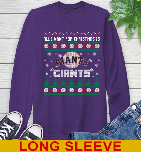 MLB All I Want For Christmas Is San Francisco Giants Baseball Sports 59