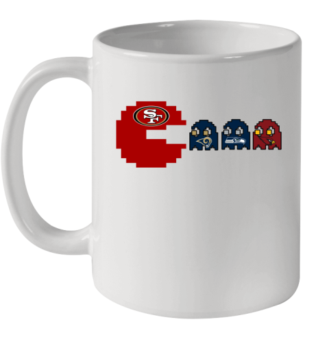 San Francisco 49ers NFL Football Pac Man Champion Ceramic Mug 11oz