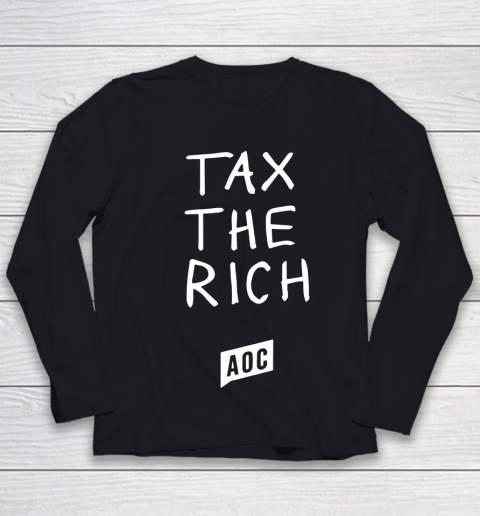 Tax The Rich AOC Youth Long Sleeve