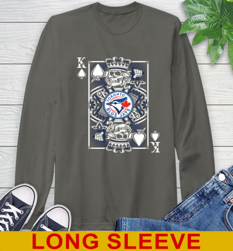 Toronto Blue Jays MLB Baseball The King Of Spades Death Cards Shirt Long Sleeve T-Shirt 10