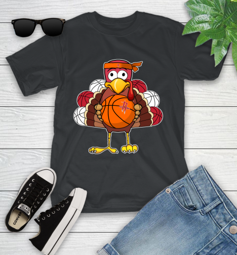 Houston Rockets Turkey thanksgiving day Youth T-Shirt 2
