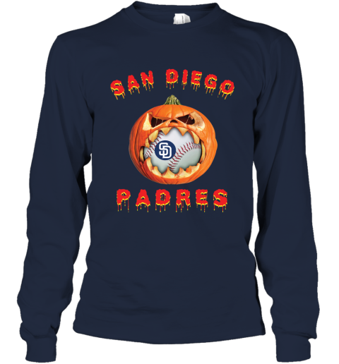 MLB San Diego Padres Halloween Pumpkin Baseball Sports T Shirt