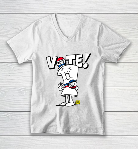 Schoolhouse Rock Vote with Bill V-Neck T-Shirt