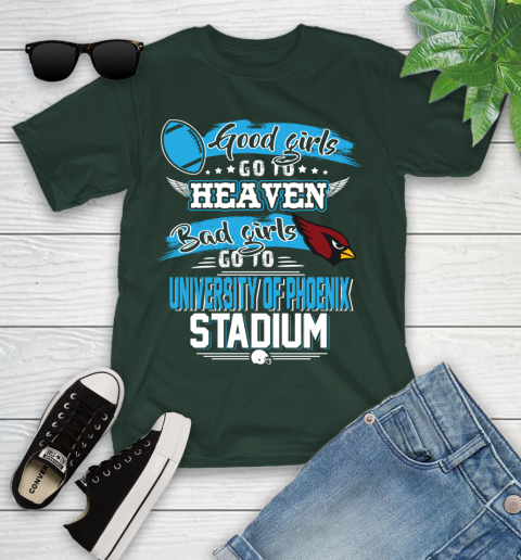 Arizona Cardinals NFL Bad Girls Go To University Of Phoenix Shirt Youth T-Shirt 5